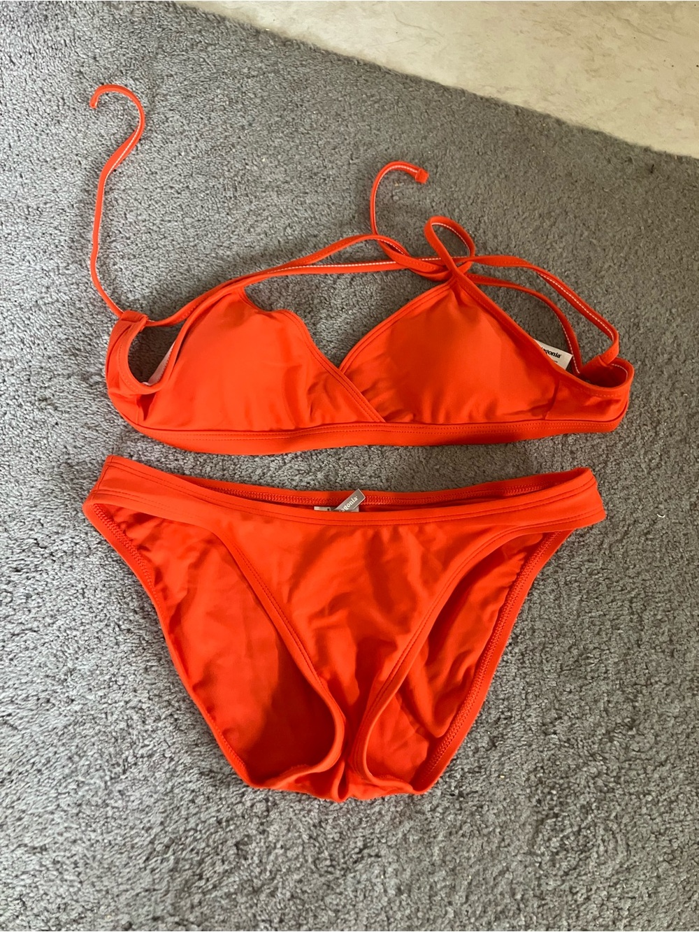 Patagonia Red Triangle Bikini Set